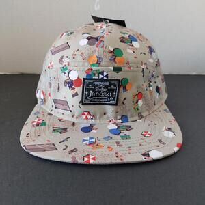 Nike SB Janoski Skateboarding Beach Graphic Hat Cap Adult Unisex Khaki